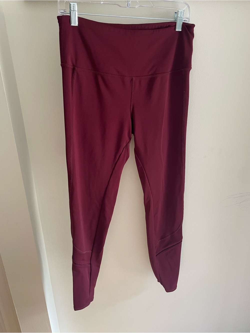 Tangerine High-Waist Maroon Active Leggings